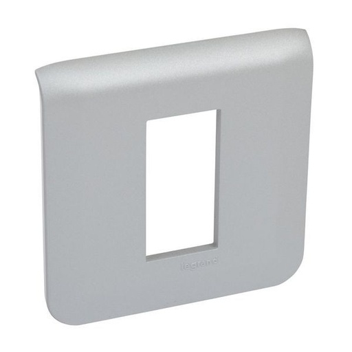 [LEG079311L] Plaque 1 Module 1 Poste Alu legrand 079311L