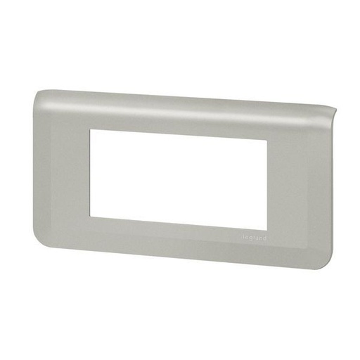 [LEG079314L] Plaque 4 Modules Alu legrand 079314L