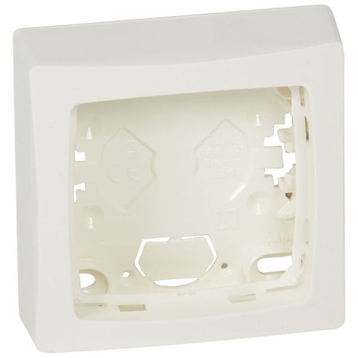 [LEG086091] Cadre Saillie 1 Poste Appareillage Saillie Blanc legrand 086091