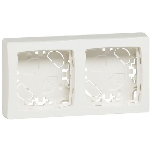 [LEG086092] Cadre Saillie 2 Postes Appareillage Saillie Blanc legrand 086092