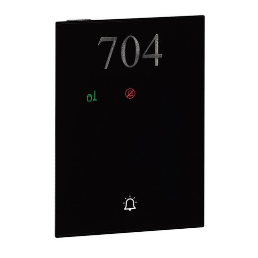 [LEG048775] Indicateur Extérieur Tactile Pour Chambre D'Hôtel - Noir - Leg-048775
