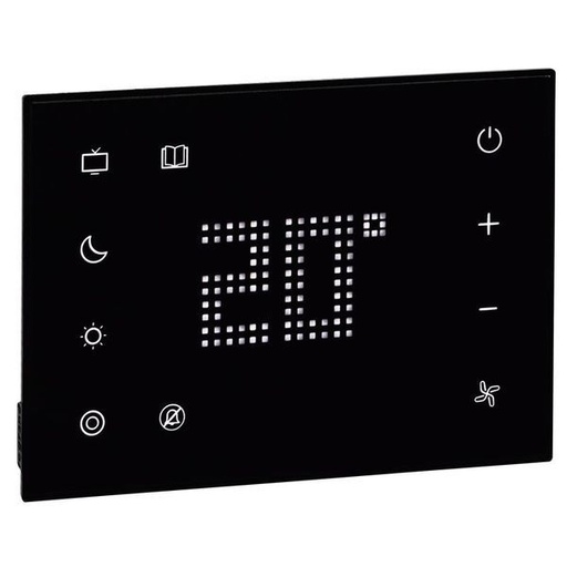 [LEG048772] Commande Tête De Lit Tactile Pour Chambre D'Hôtel Noir legrand 048772