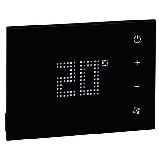[LEG048773] Thermostat Tactile Pour Chambre D'Hôtel Noir legrand 048773