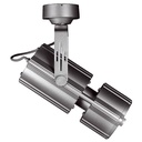 Luminaire  Projecteur Patère 70W argent+alim 230V