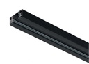 Luminaire  Rail 2M noir 1 allumage sans alim et embout