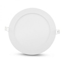 Luminaire  Downlight LED encastrable rond blanc 12w 4000K