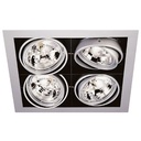 Luminaire  Cadran blanc 4x50W ampoule et alim inclu 230V