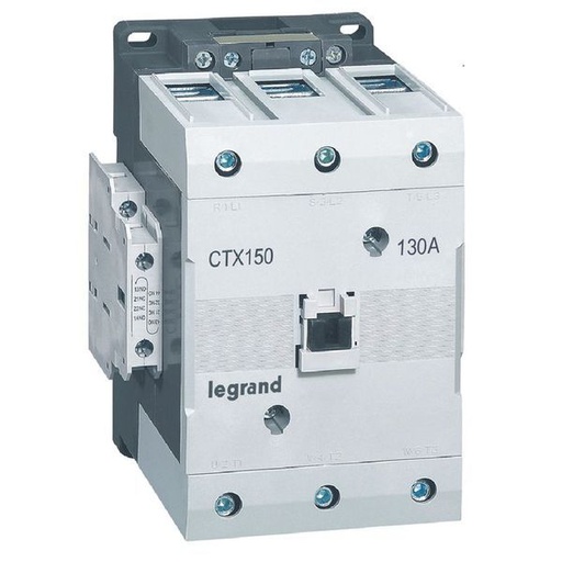 [LEG416251] Ctx Contacteur 3P 130A 2No2Nc 24V Dc Bornes A Cage T6 legrand 416251