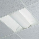 Luminaire  Appareil fluorescent Encastré 2x55W 2G11 blanc Indirect 230V