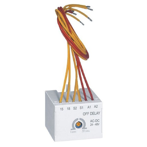 [LEG416872] Ctx Temporisation Off Delay 1-30S 24-48V Ac/Dc legrand 416872