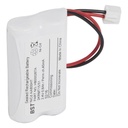 Batterie Ni-Cd 2,4V 0,8Ah pour blocs d'éclairage de sécurité