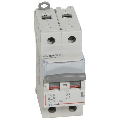 [LEG406441] Interrupteur-Sectionneur Dx³-Is 2P 400V~ 63A 2 Modules legrand 406441