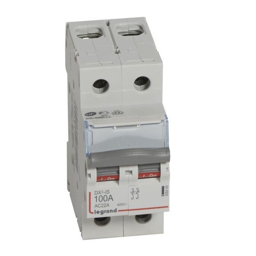 [LEG406449] Interrupteur-Sectionneur Dx³-Is 2P 400V~ 100A 2 Modules legrand 406449