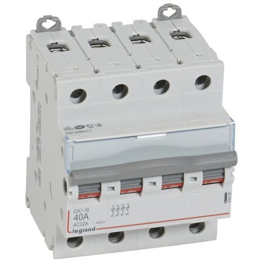 [LEG406480] Interrupteur-Sectionneur Dx³-Is 4P 400V~ 40A 4 Modules legrand 406480