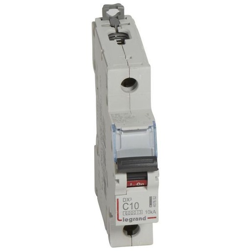 [LEG407698] Disjoncteur Dx³6000 10Ka Arrivée Haut/Départ Bas Vis U+N 10A legrand 407698