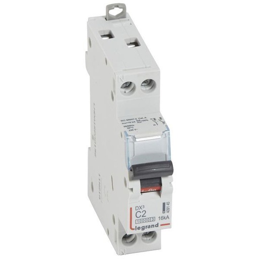 [LEG409145] Dx3 Disjoncteur 1P+Ng C2 10000A/16Ka 1 M Odule legrand 409145