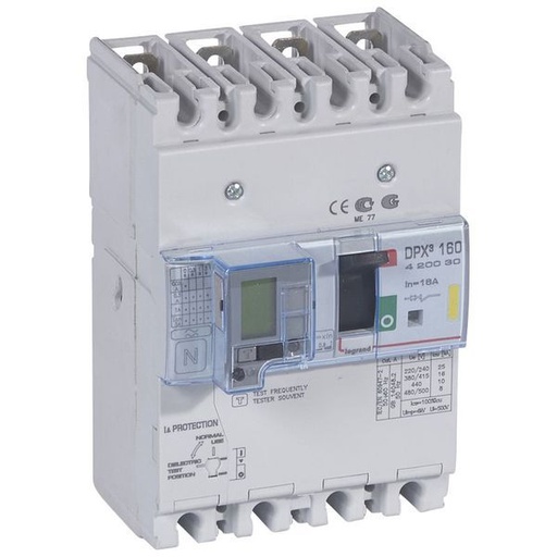 [LEG420030] Dpx3 160- Magneto-Th+Diff 4P 16A 16Ka legrand 420030