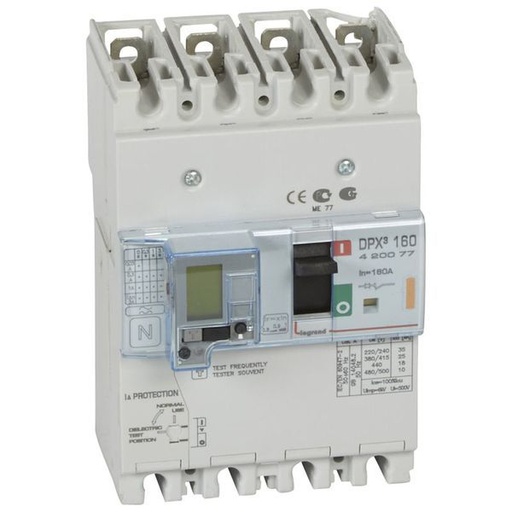 [LEG420077] Disjoncteurs Magnétothermiques Différentiele Dpx³160 Icu 25K legrand 420077