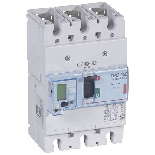 [LEG420332] Disjoncteur Électronique Dpx³250 Pouvoir De Coupure 36Ka 400 legrand 420332