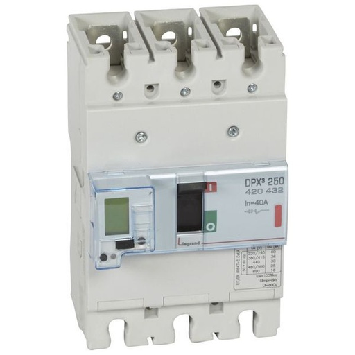 [LEG420432] Dpx3 250 Elect + Mesure 3P 40A 36Ka legrand 420432