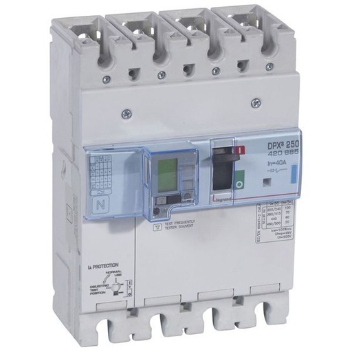 [LEG420685] Dpx3 250 Ele + Mes + Diff 4P 40A 70Ka legrand 420685