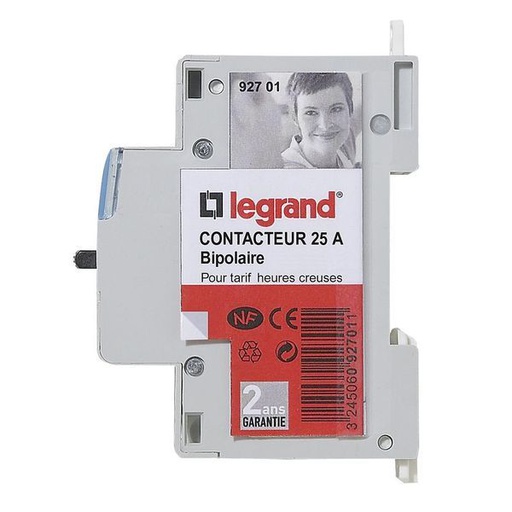 [LEG092701] Contacteur Cx³ Pour Tarifs Heures Creuses Bipolaire 230 V~ legrand 092701