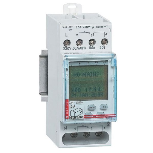 [LEG092757] Inter Horaire Digital 2 Canaux 230V legrand 092757