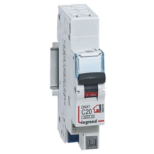 [LEG092894] Disjoncteur Dnx³ Phase + Neutre 20 A Bornes Automatiques - legrand 092894