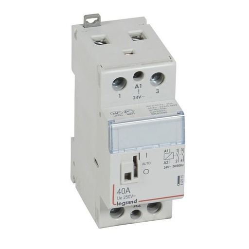 [LEG412515] Cx3 Contacteur 24V 2F 40A Avec Manette legrand 412515