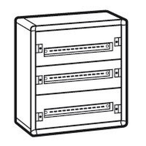 [LEG020003] Coffret Distribution Métal Xl³160 3 Rangées 600X575X147Mm - legrand 020003