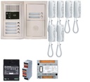 Aiphone Pack Interphone Encastré Avec 6 Combinés - Gtba6E