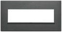 Liv Plaque 4M Horiz. Noir - Arn20614