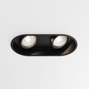 Spot Minima Noir Mat Ip20 2Xgu10 230V