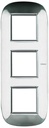 Plaque Triple Chrome Brillant