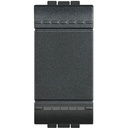 Interrupteur Va-Et-Vient - 16A - 250 V~ - Living Light Anthracite - 1 Module