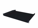 Etagère Acier Noire 1U 19" 443 X 44 X 300