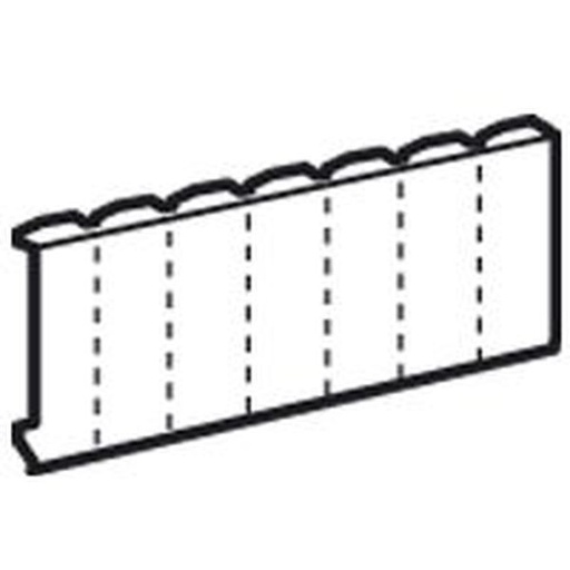 [LEG001662] Obturateur 13 Modules Din Blanc Ral9010 legrand 001662