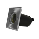 Spot Encastré Sol Carré Inox GU10/GU5,3
