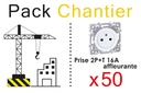 SQUARE LOT 50 PC affl. BLC "TOP CHANTIER"