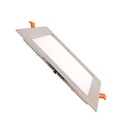 Spot Downlight Encastrable Carré Chromé 18W 4000K