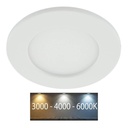Spot encastré led cct 3000/4000/6000k 6w 600lm