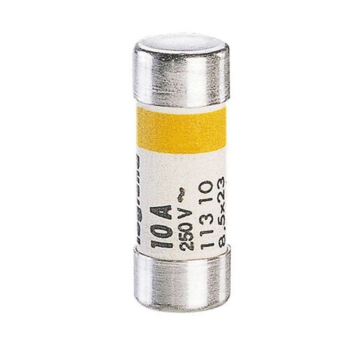 [LEG011310] Cartouche Cylindrique Domestique 8,5X23Mm Sans Voyant 10A legrand 011310