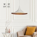 Plafonnier Serie Bauchi E27 Ø350mm Blanco