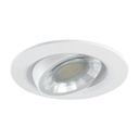 Spot Encastré Rond Orientable Led 8W Ip44 4200K 110D Blanc 1280990002