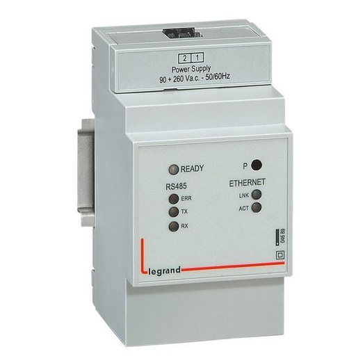 [LEG004689] Convertisseur Ip - Rs485 Et Ethernet 90V~ À 260V~ - 3 Module - Leg-004689