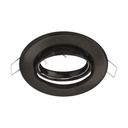 Spot Encastré Orientable Rond Noir