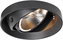 Encastré Orientable Noir Led 20W 38D 2000Lm 3000K