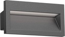 Encastré Mural Ip65 Anthracite 9W 3000K 500Lm 230V 2