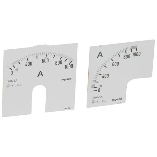 [LEG014622] Cadran Amperemetre 0-1000A legrand 014622