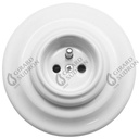 Retrocharm socket porcelain white 200604